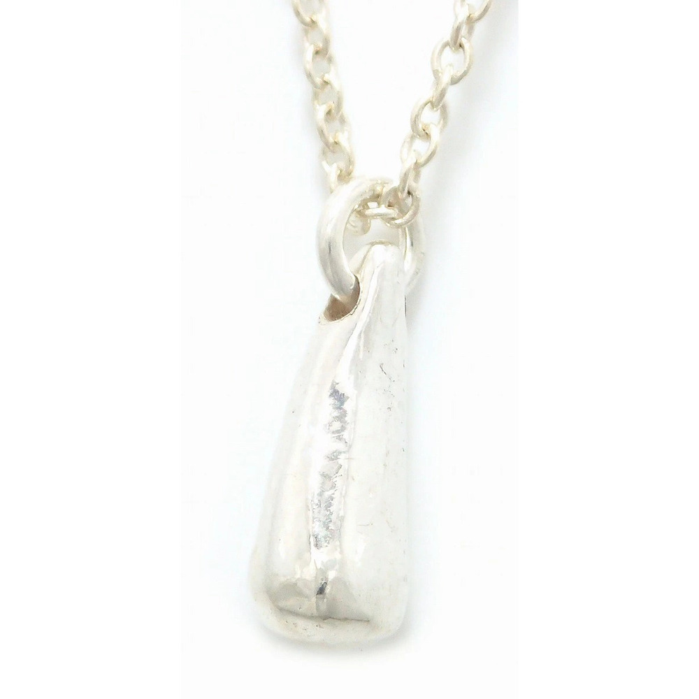 TIFFANYCo Tiffany Elsa Peretti Teardrop Pendant Necklace Silver